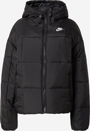 Nike Sportswear Starpsezonu jaka, krāsa - melns / balts, Preces skats