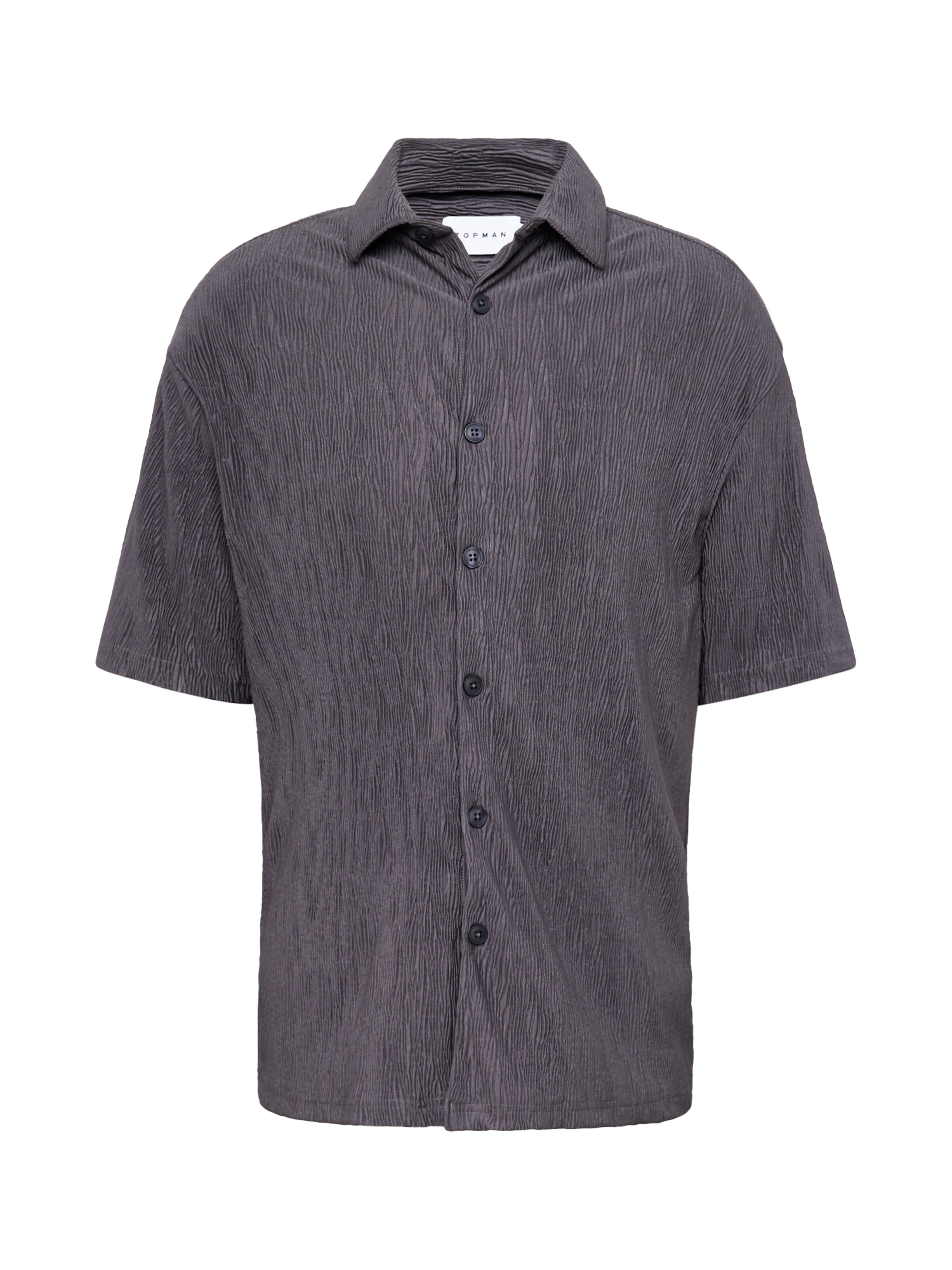 TOPMAN - Ajuste regular Camisa en gris: frente