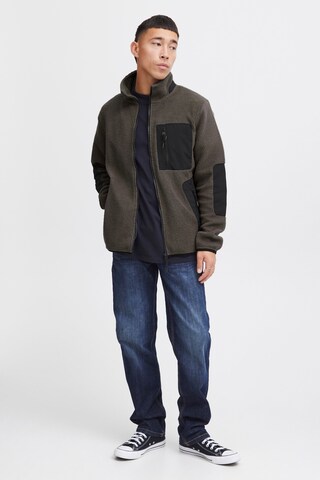BLEND Fleece Jacket 'Bhlauke' in Grey