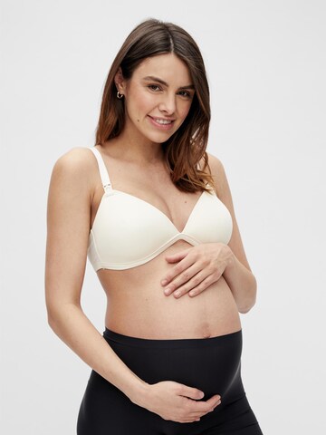 MAMALICIOUS T-shirt Bra 'Aira' in White: front