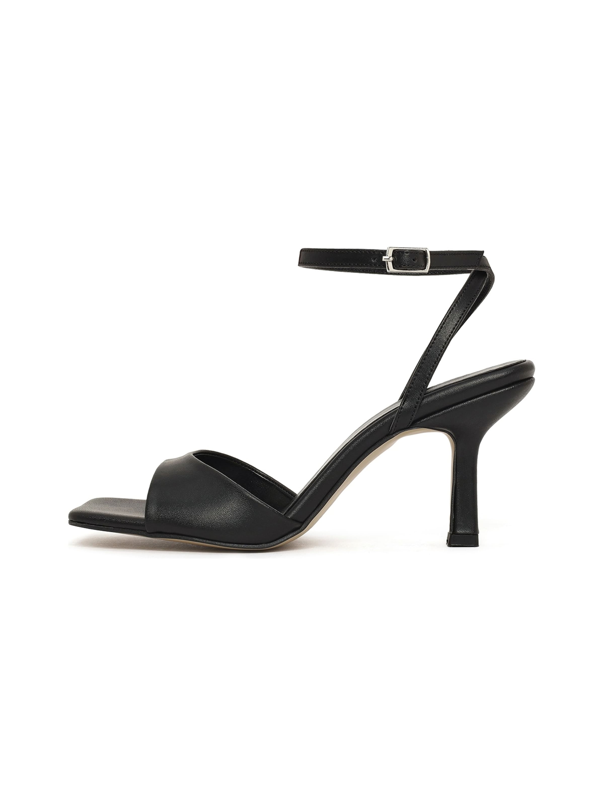 Sandalo con cinturino di Derimod in nero: frontale