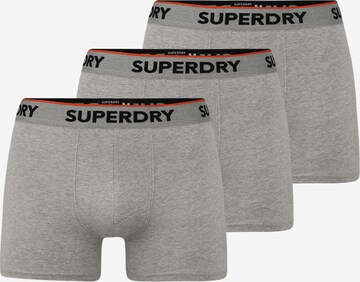 Superdry Boxerky – šedá: přední strana