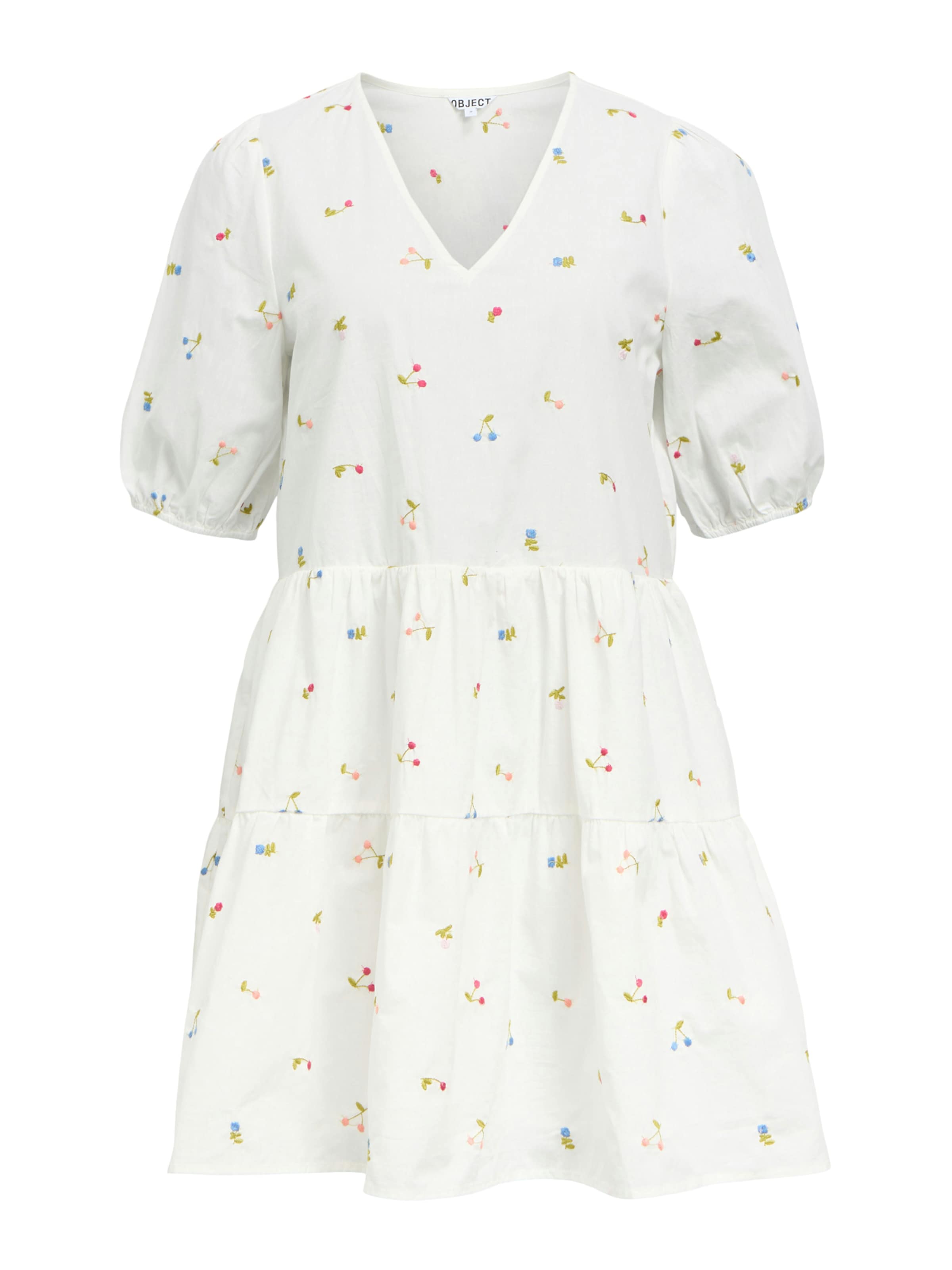 OBJECT Sukienka 'OBJFlowie' w kolorze biały: przód