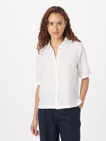 Lindex - Blusa 'Britta' em branco: frente