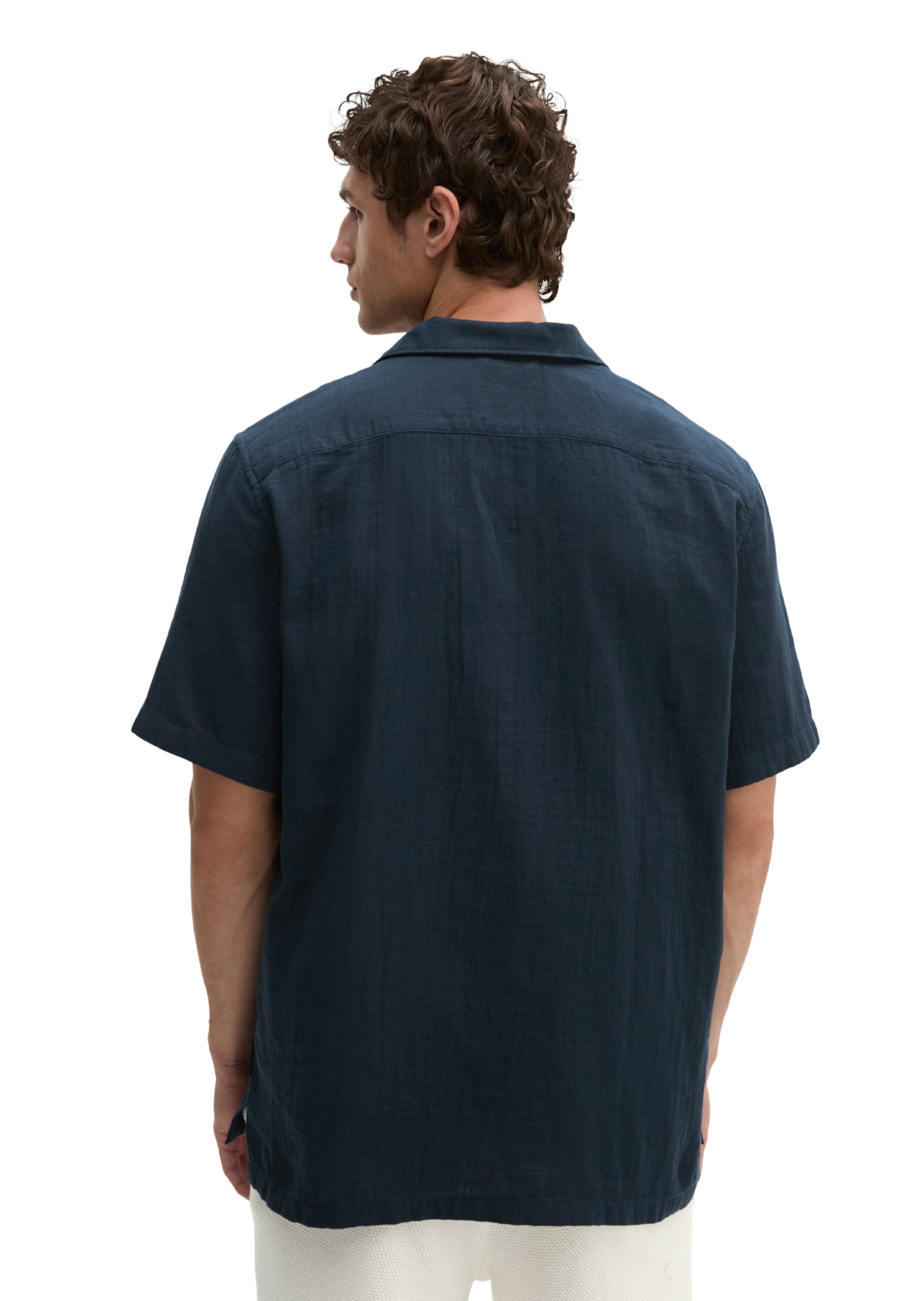Marc O'Polo Comfort fit Overhemd in Blauw