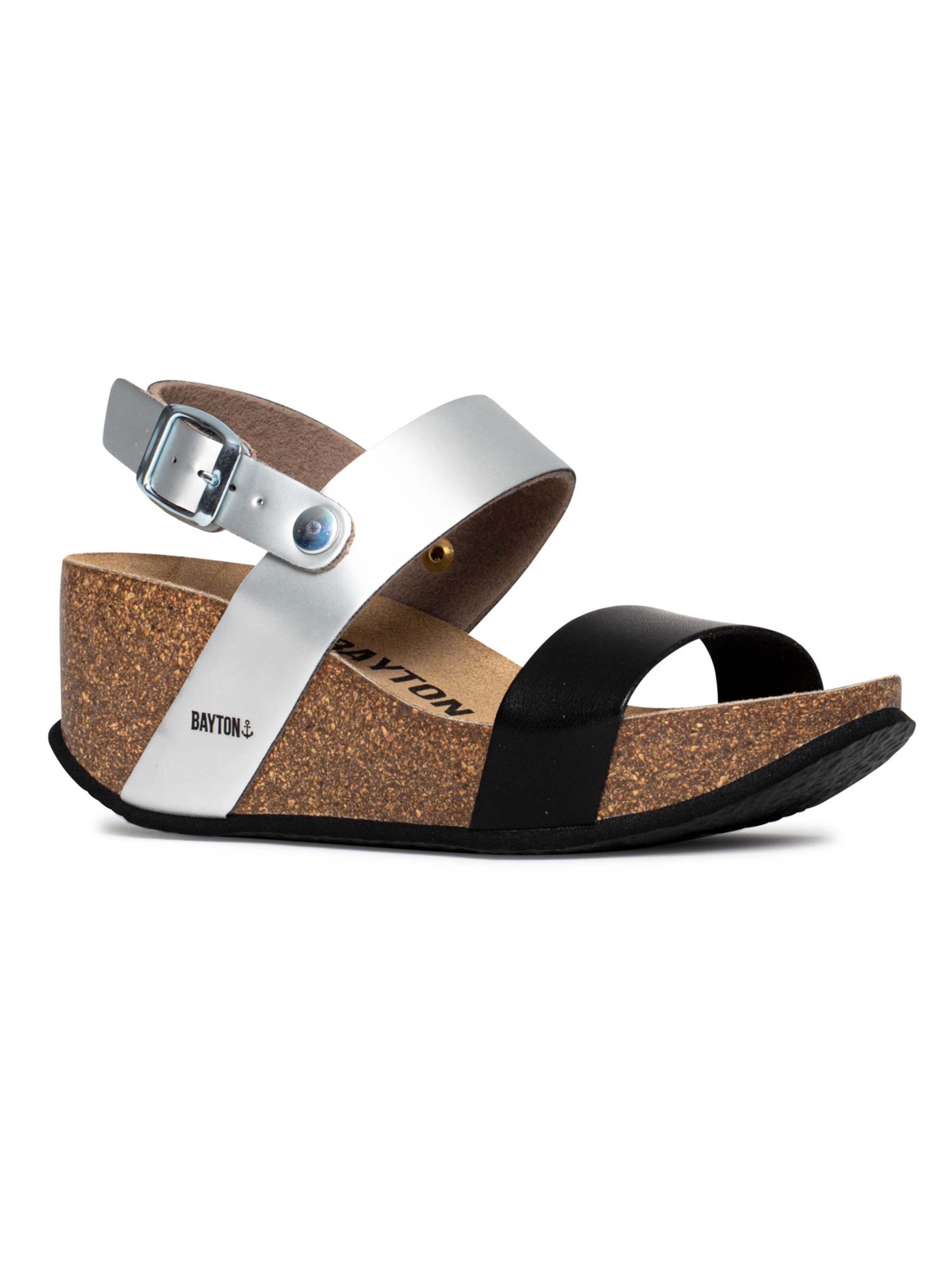 Sandale 'Selene' de la Bayton pe argintiu