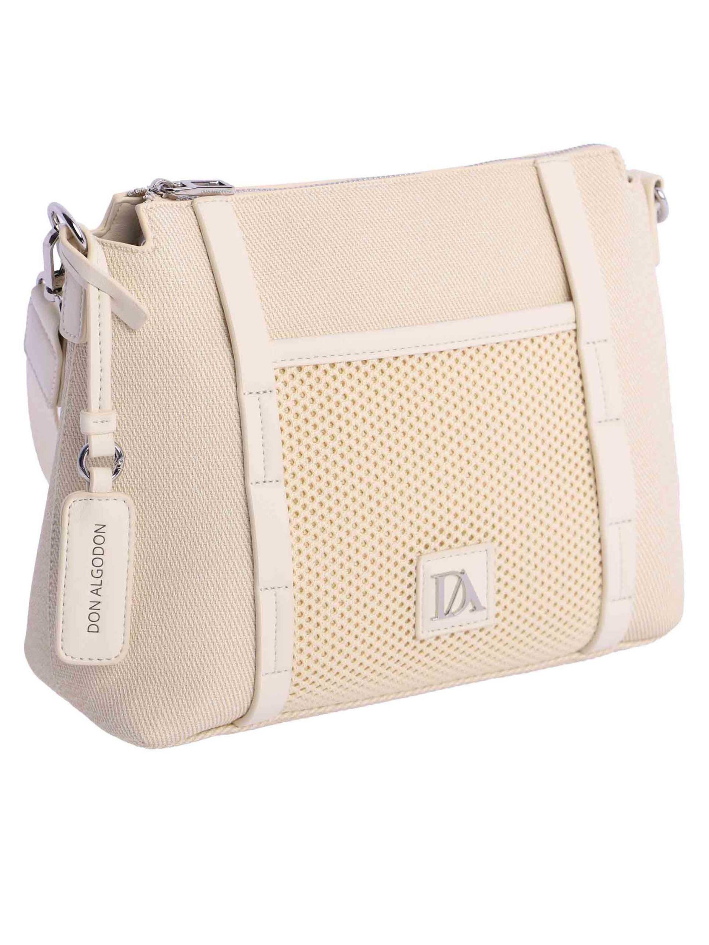 Don Algodon - Bolso de hombro en blanco