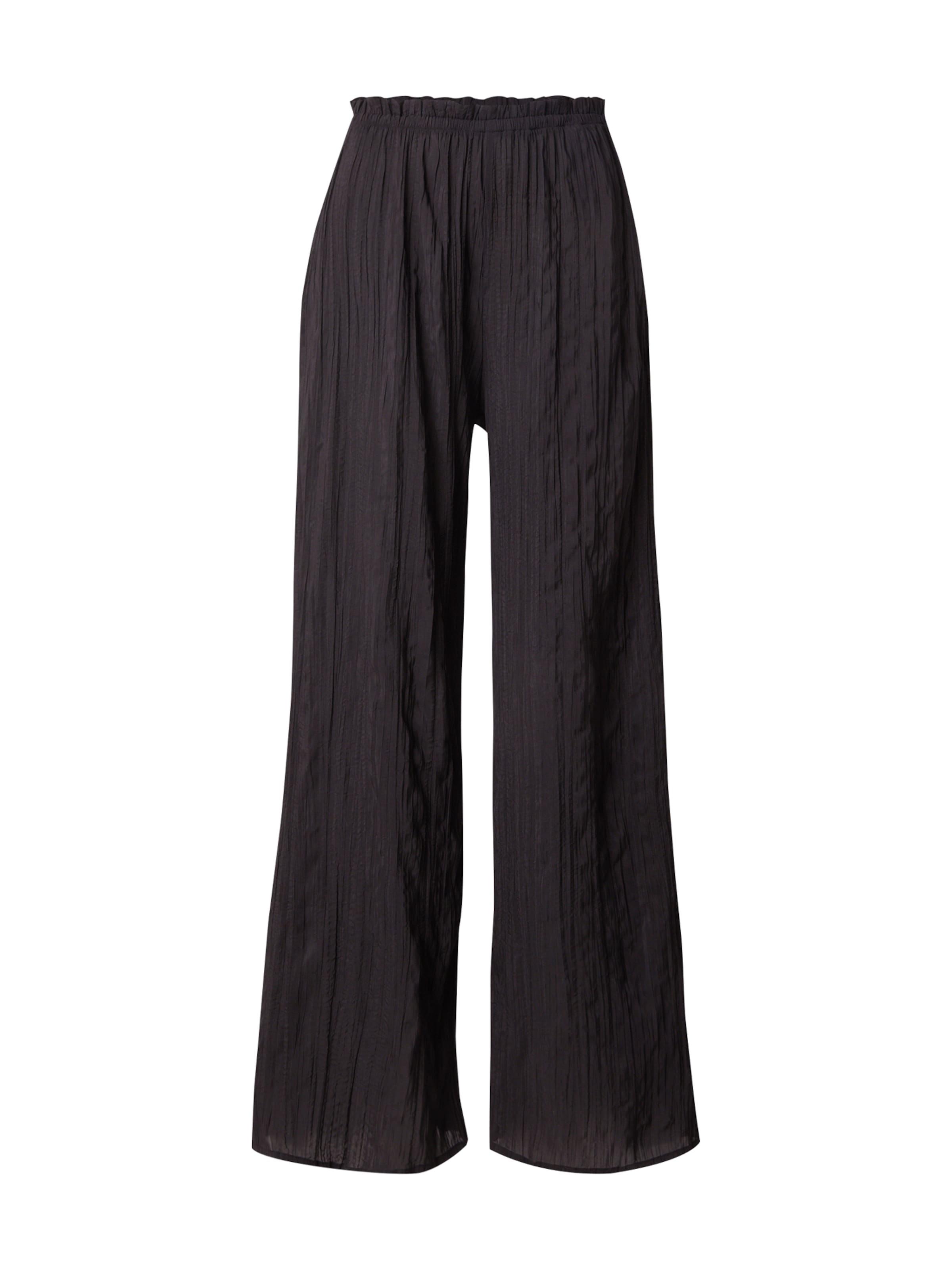 Pantaloni 'Luisa' de la ABOUT YOU pe negru: față