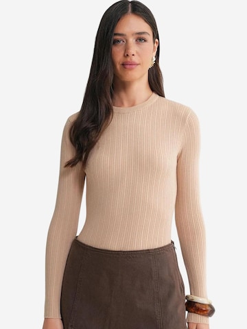 Pullover di MixRay in marrone: frontale