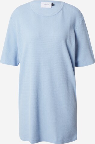 Rotholz Oversize póló - kék: elől