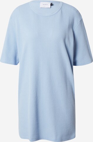 Rotholz Oversized Shirt in Blue: front