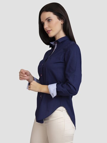 Sir Raymond Tailor Blouse 'Labe Cha' in Blauw