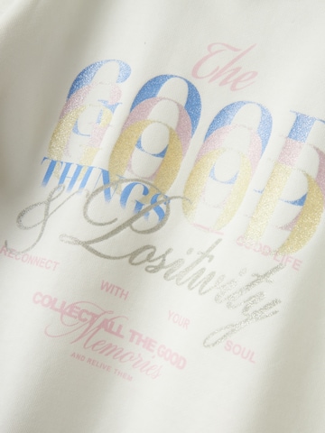 NAME IT - Sudadera 'NKFBOPPE' en blanco
