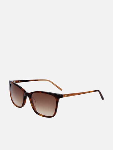 DKNY Sunglasses in Brown: front