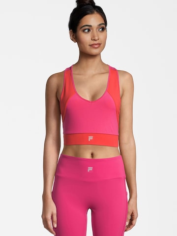 FILA Bustier Sports-BH 'REVERE' i pink: forside