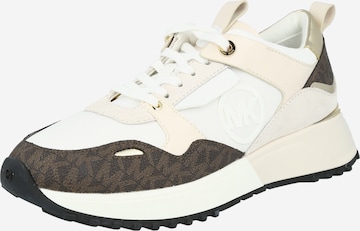 Sneaker low 'Theo' de la MICHAEL Michael Kors pe alb: față