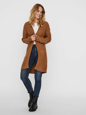 VERO MODA Cardigan i brun