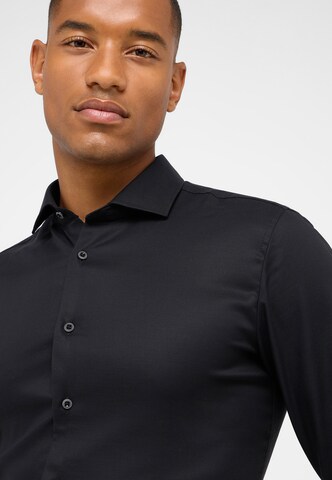 ETERNA Slim fit Business shirt in Black