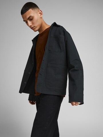 JACK & JONES Between-Season Jacket 'Lucas Alvin' in Black