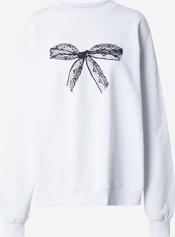 Felpa 'Tabea' di ABOUT YOU in bianco: frontale