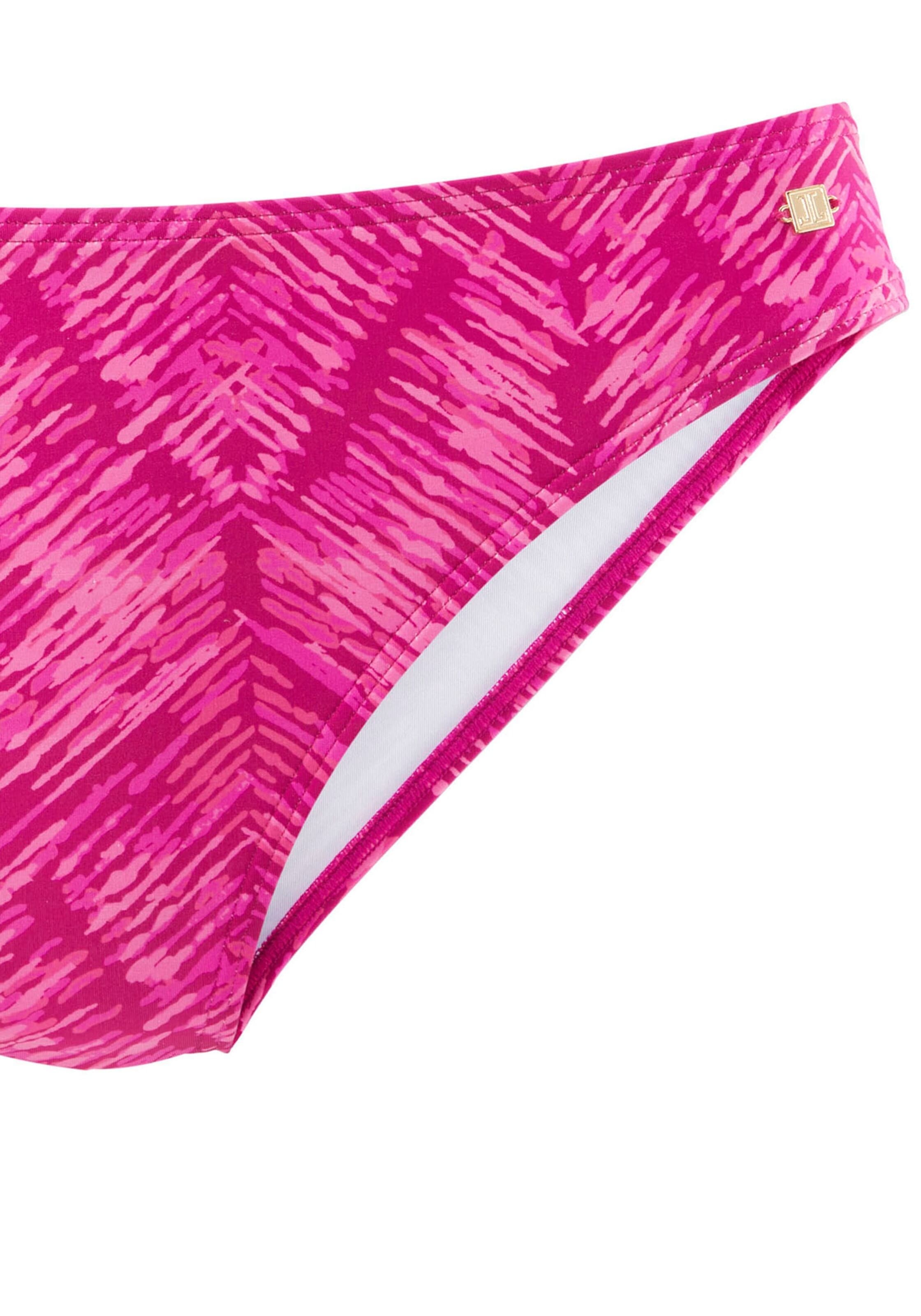 JETTE Dół bikini w kolorze czerwony