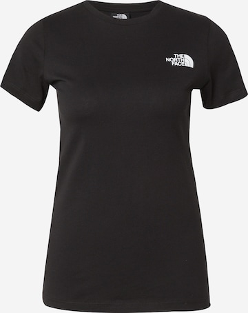 THE NORTH FACE T-Shirt in Schwarz: Vorderseite