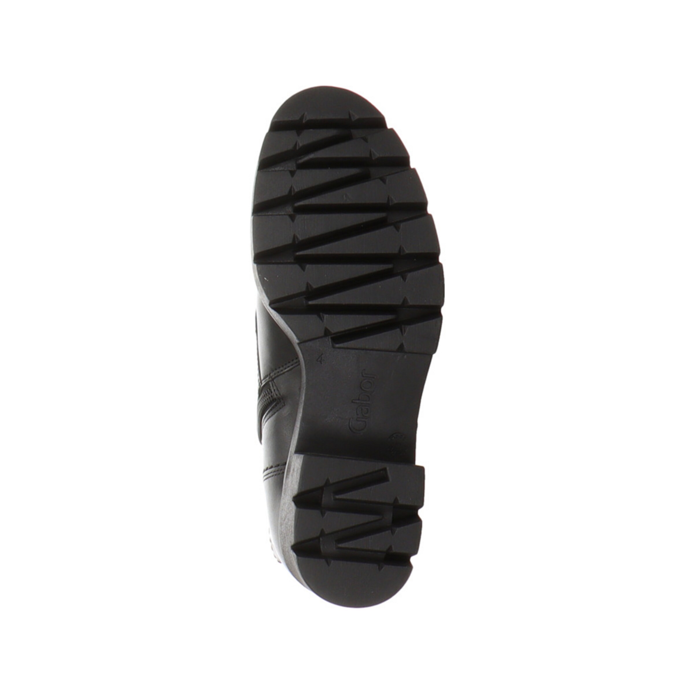 GABOR Lace-up bootie in Black