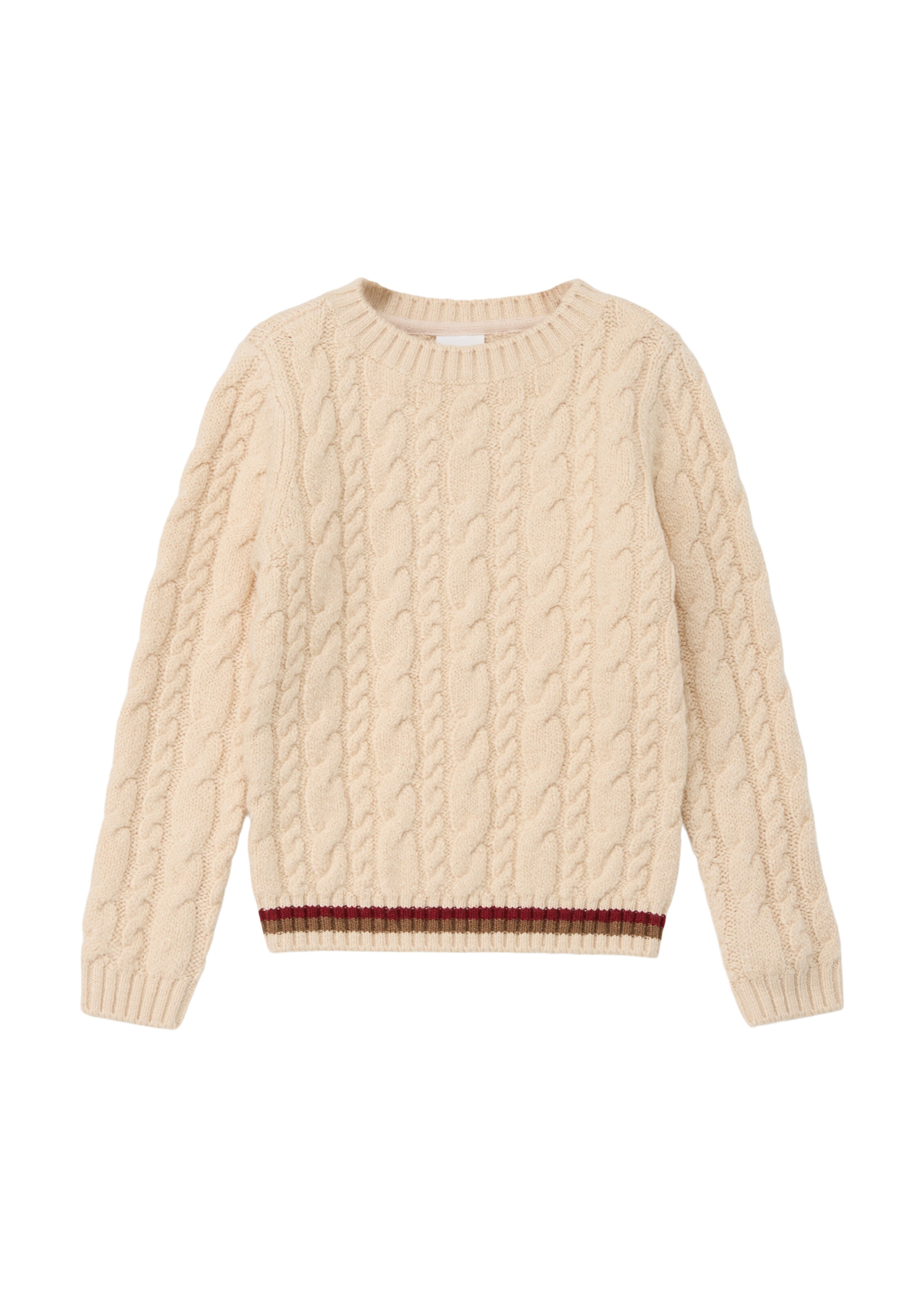 s.Oliver Sweater in Beige: front