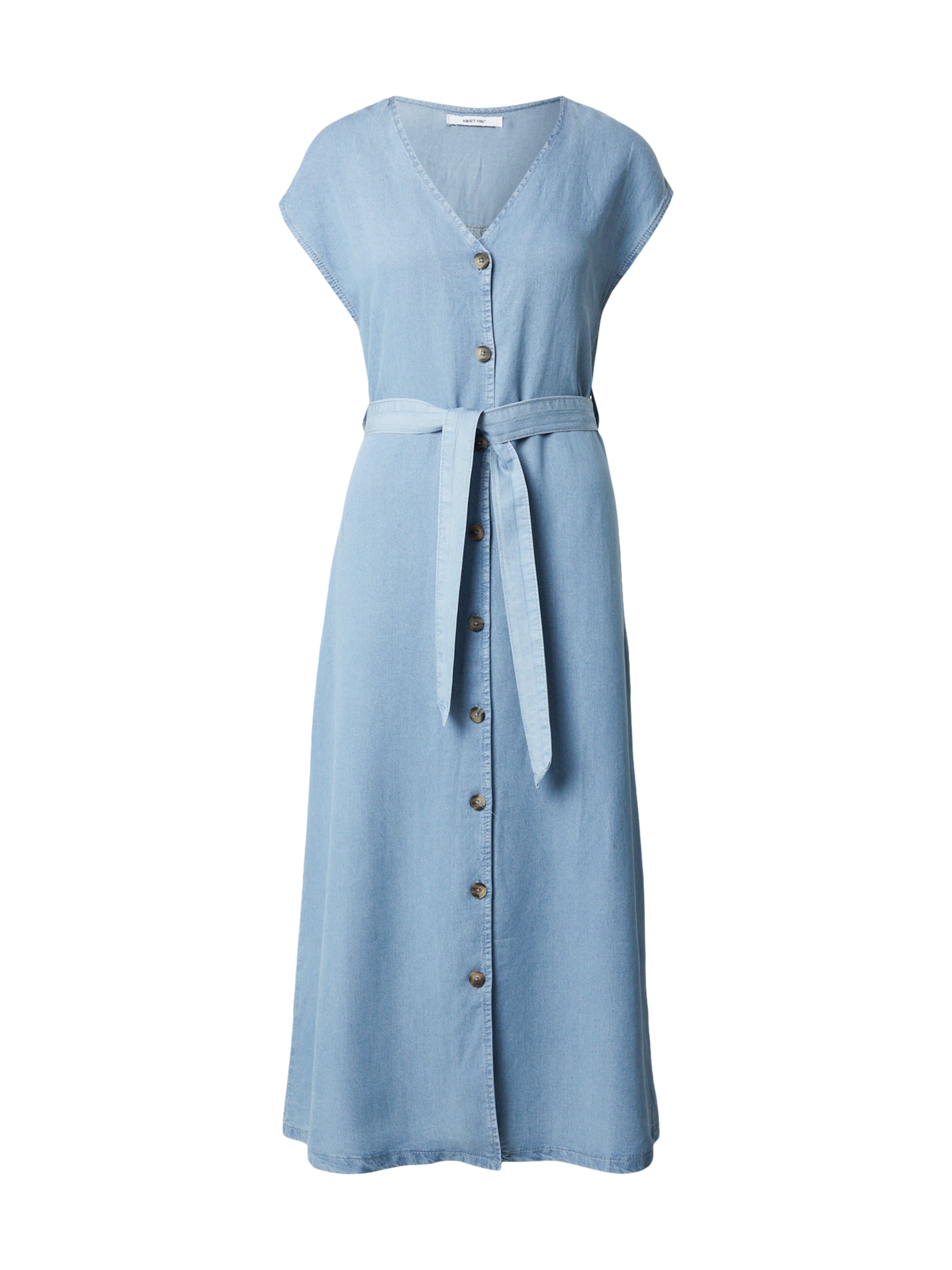 ABOUT YOU Blousejurk 'Godja' in Blauw: voorkant