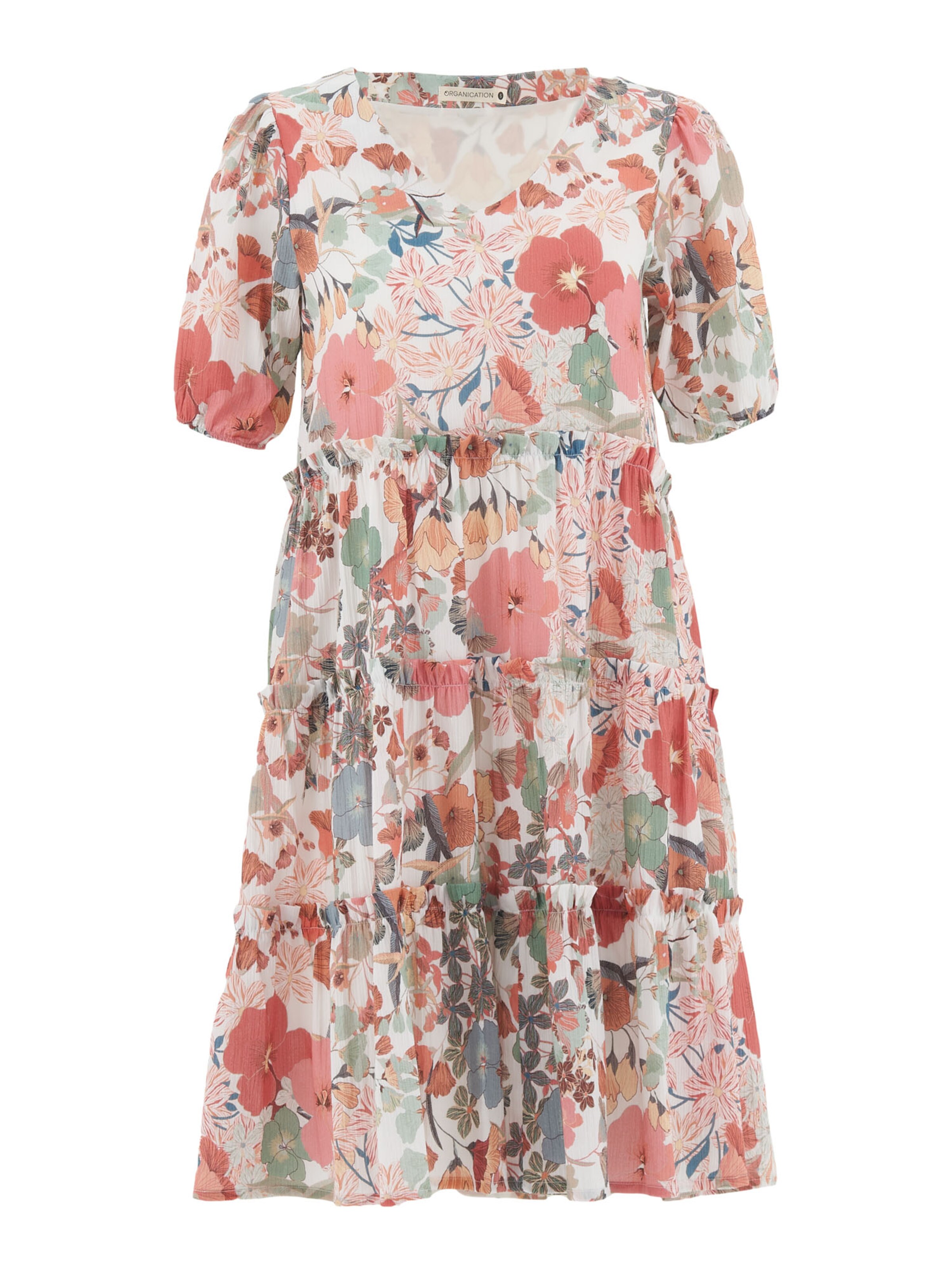 Organication Kleid in Mischfarben: Vorderseite