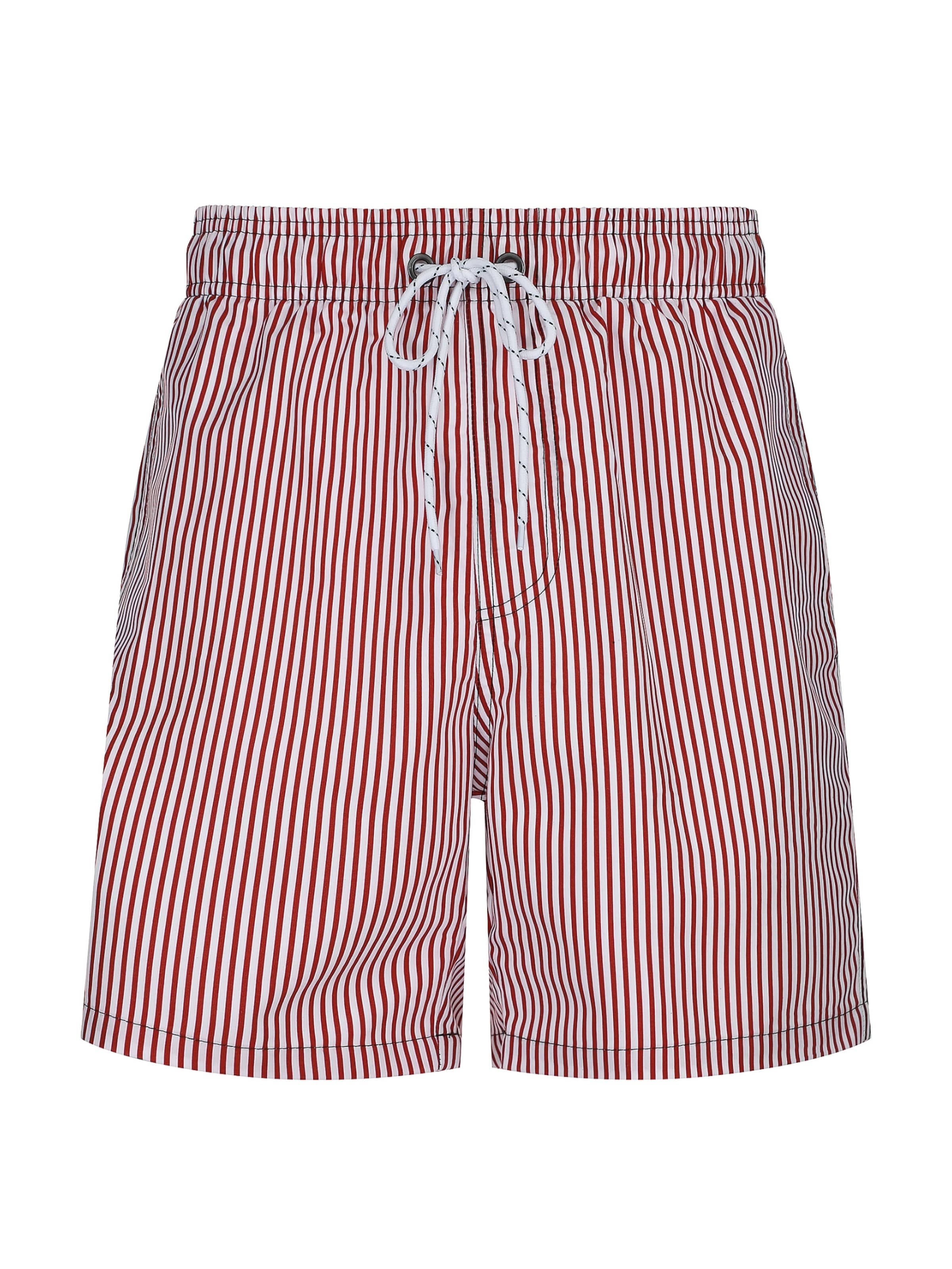 wavebreaker Board Shorts in Red: front
