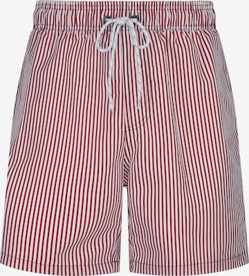 wavebreaker Board Shorts in Red: front