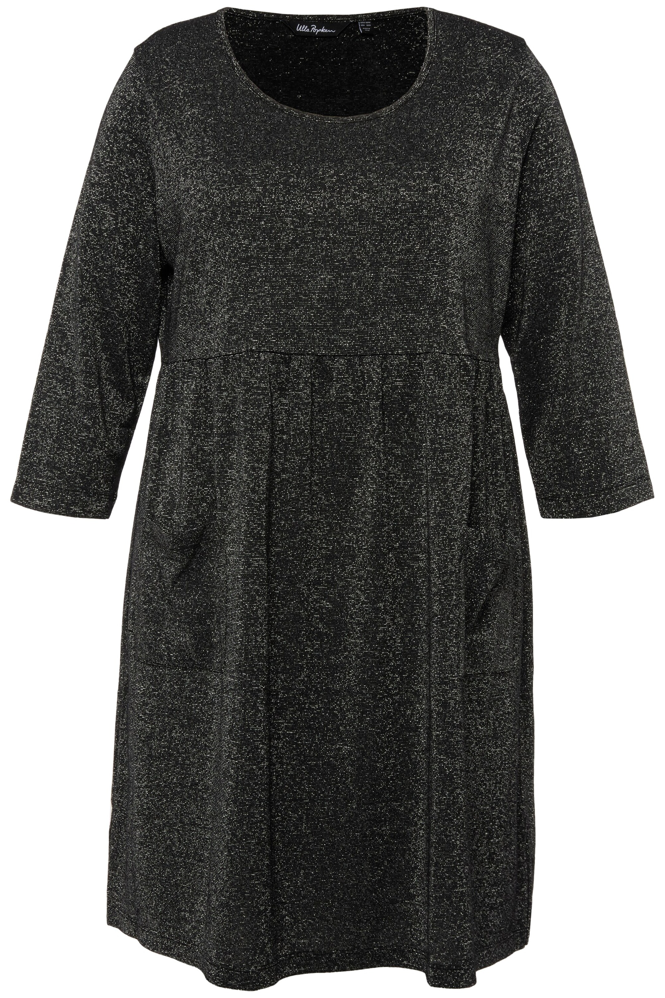 T-shirt Ulla Popken en noir : devant