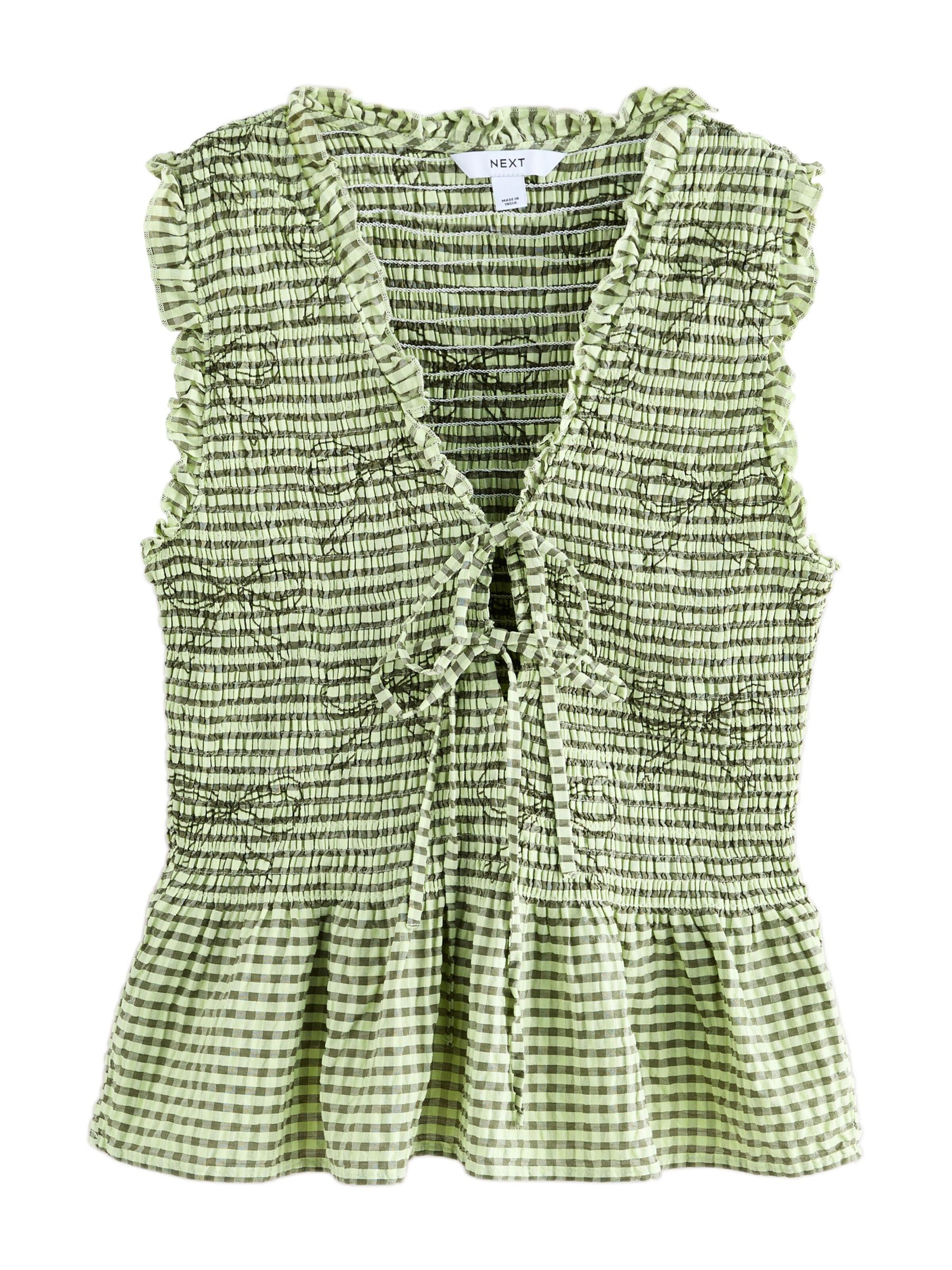 Next Blusentop in Grün: Vorderseite