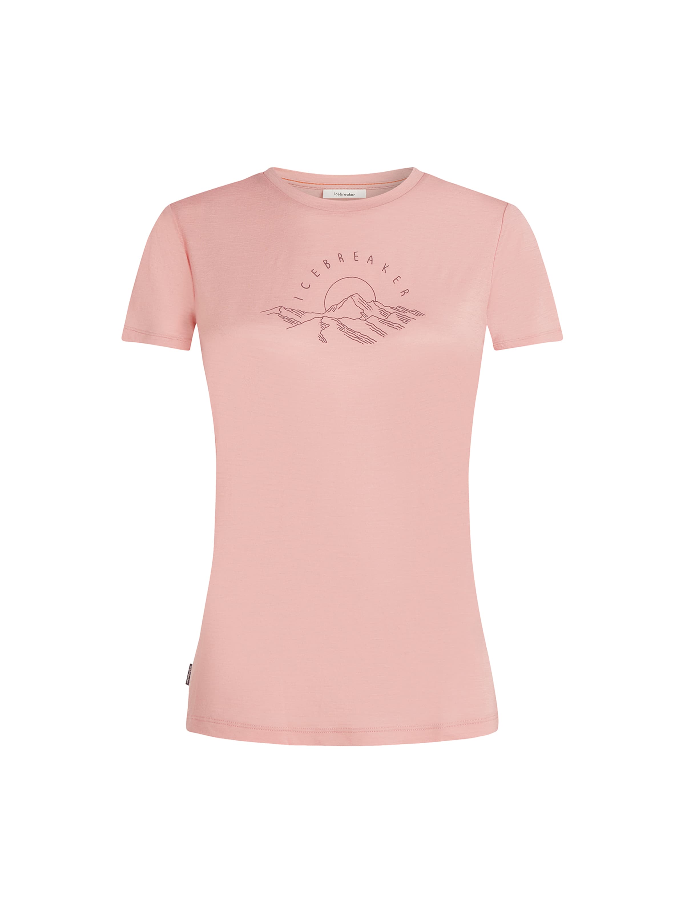 ICEBREAKER Funkční tričko 'Sunrise' – pink: přední strana