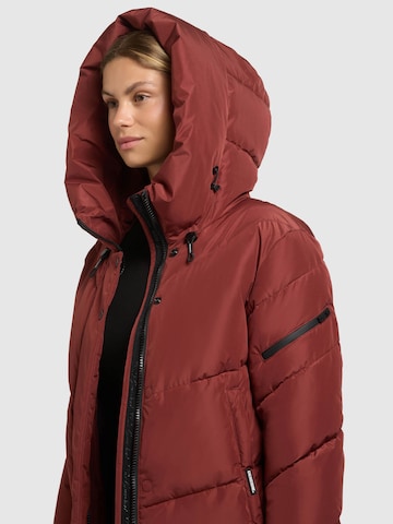 Manteau d’hiver 'Jange' khujo en rouge