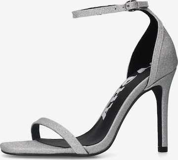 Escarpins SACHA en argent : devant