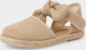 Sandalo di Pisamonas in beige: frontale