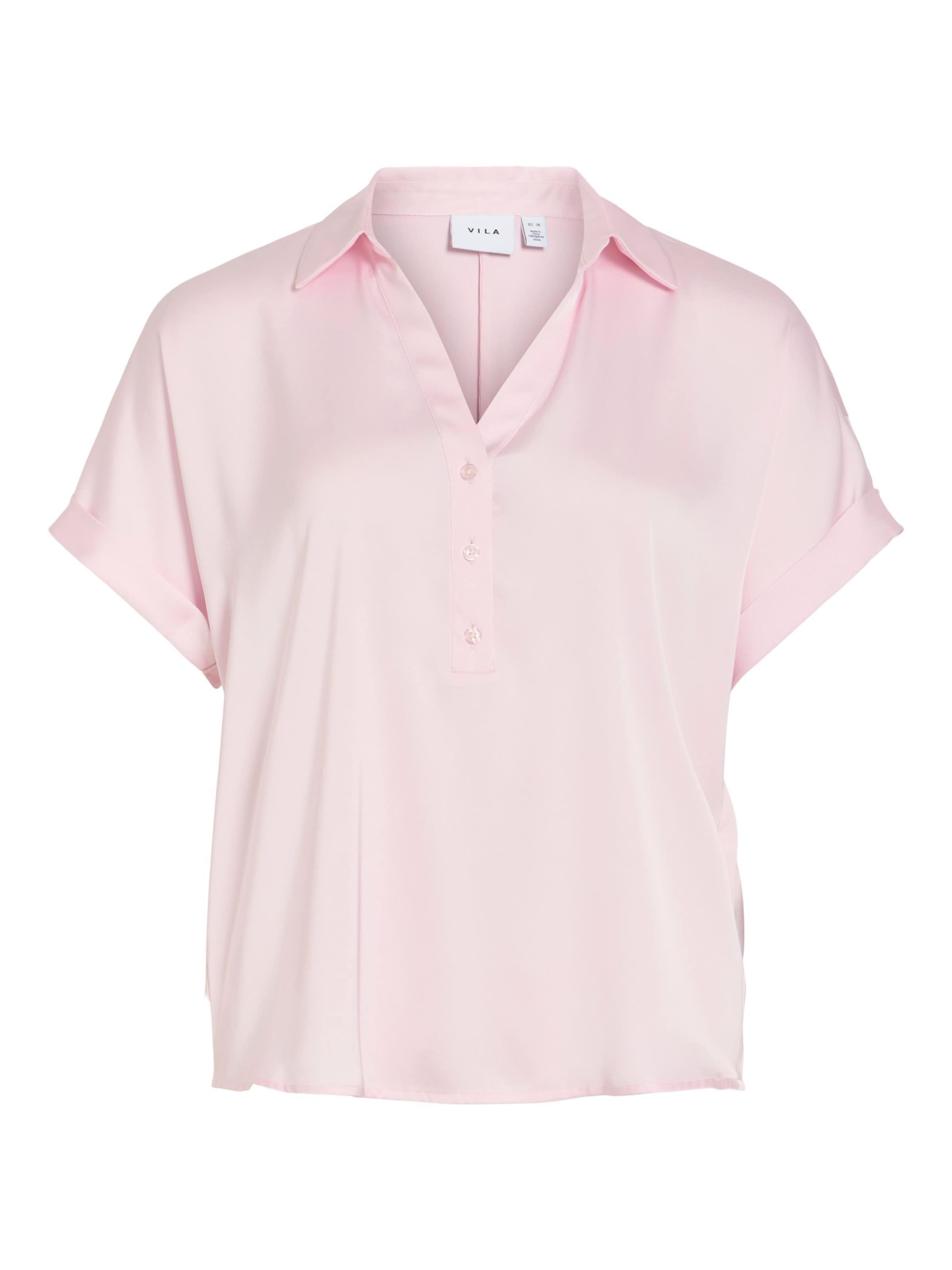 VILA Bluse 'VIEnna Ravenna' in Pink: Vorderseite