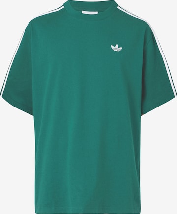 ADIDAS ORIGINALS Majica '3-Stripes' | zelena barva: sprednja stran