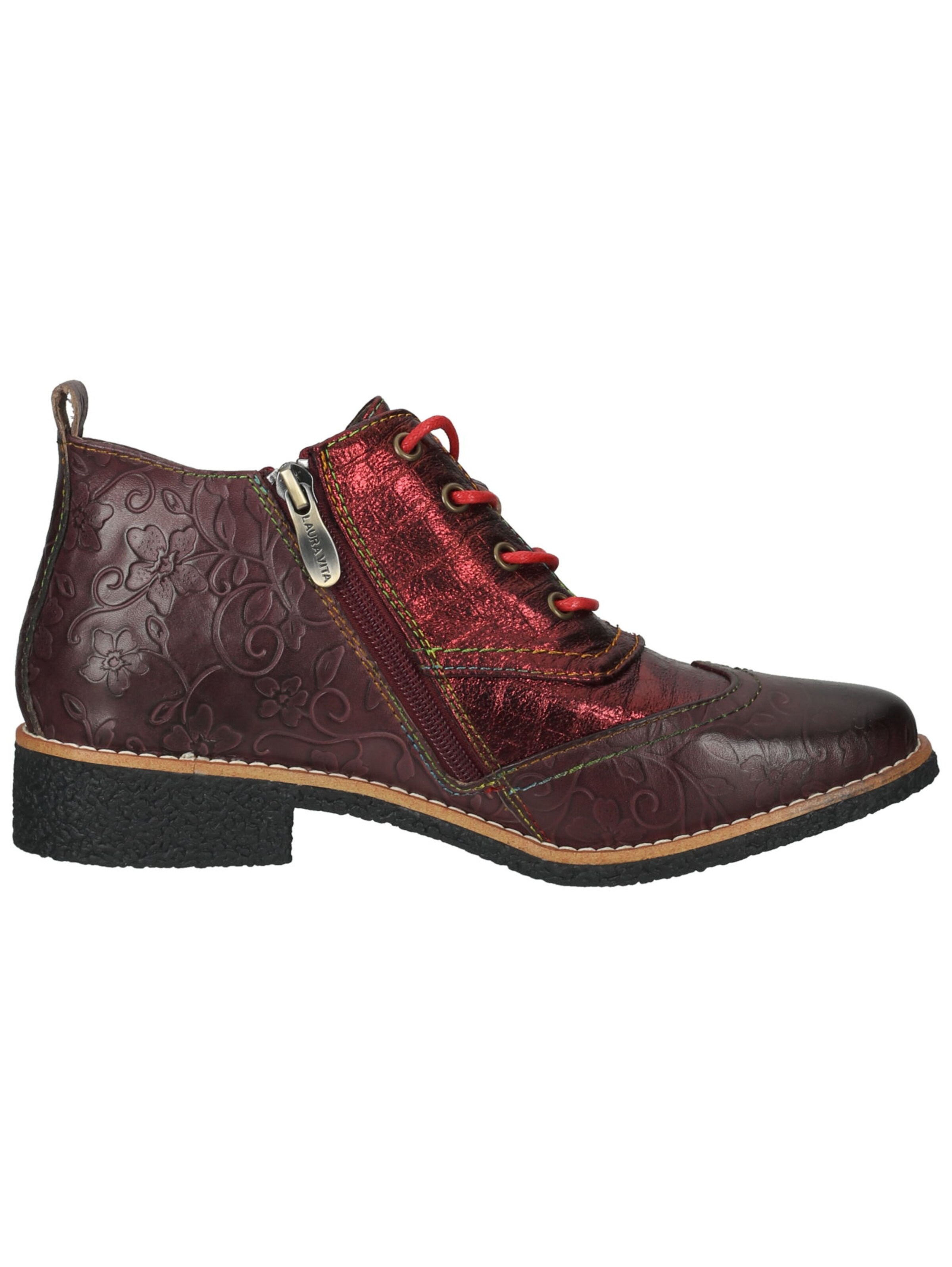 Laura Vita Lace-up bootie in Brown