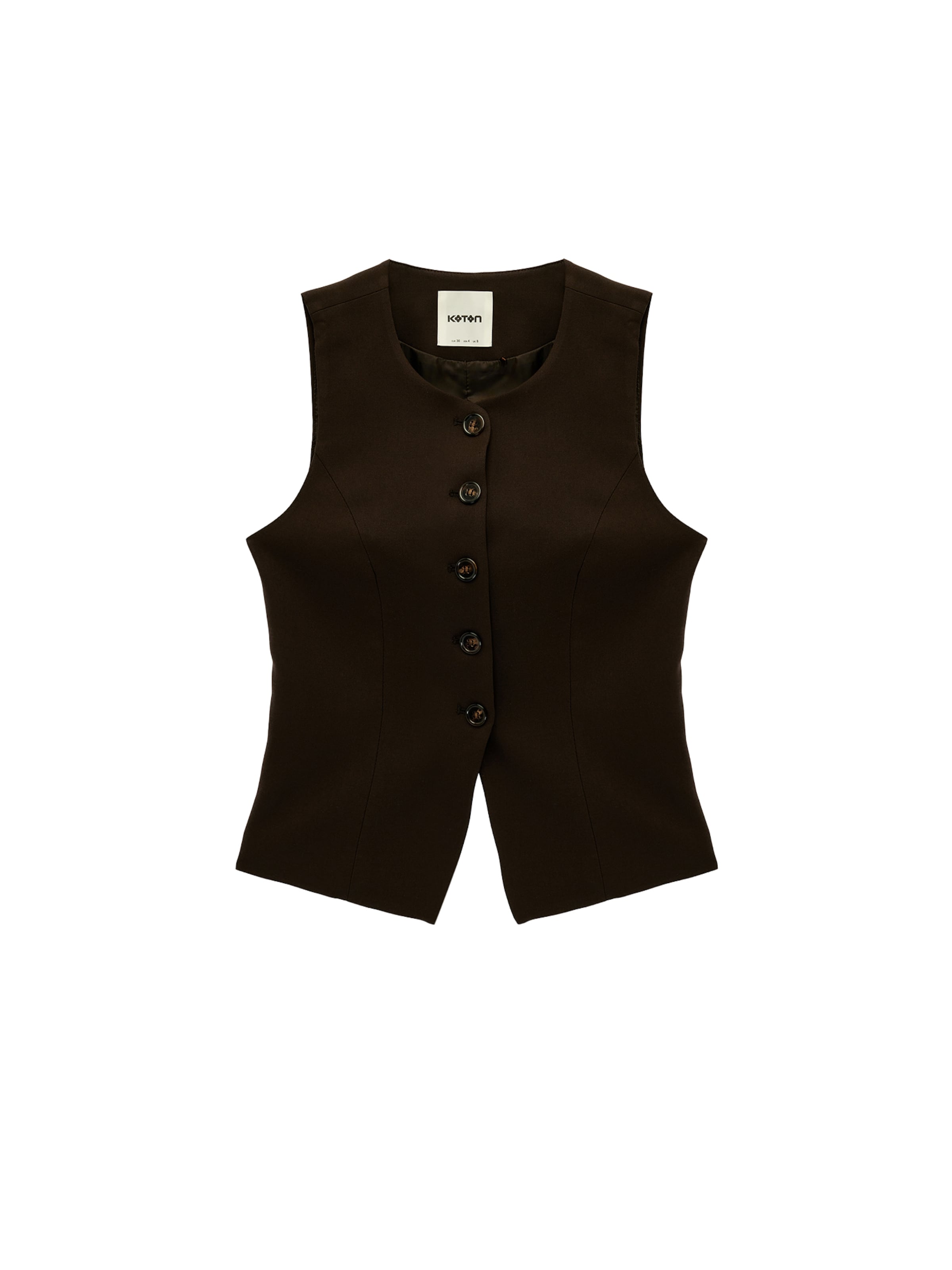 Koton Bodywarmer in Bruin: voorkant
