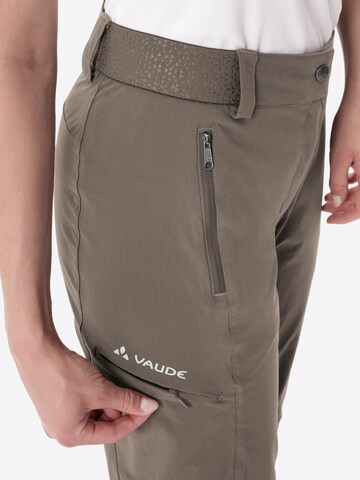 VAUDE Regular Outdoor trousers 'Farley' in Beige