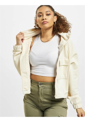 DEF Sweatjacke 'Jean' in Beige