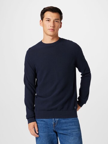 TOM TAILOR Sweater in Blue: front