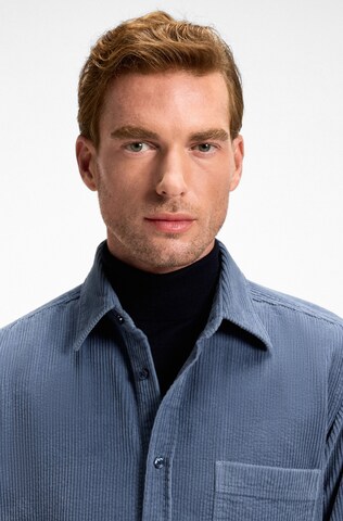 BOSS Orange Regular fit Business Shirt in Blue