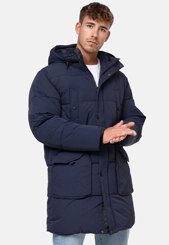 INDICODE JEANS Winterjacke 'Dexter' in Blau