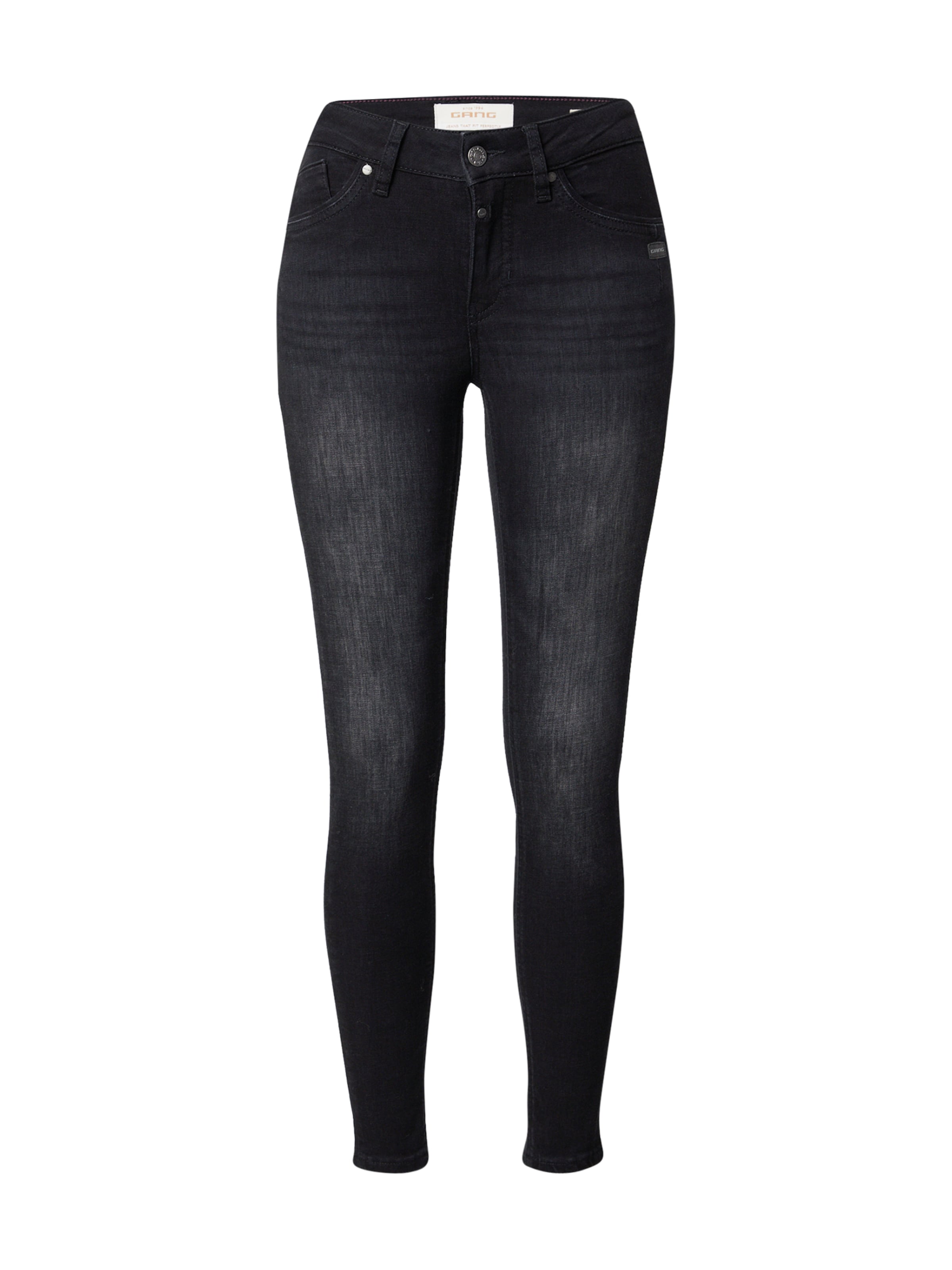 Gang Skinny Jeansy '94LAYLA' w kolorze czarny: przód