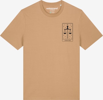 Watapparel Shirt 'Tarot Justice' in Beige: front