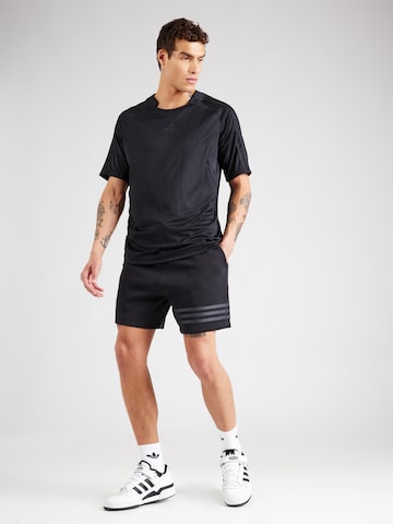 Largi Pantaloni 'Neuclassics' de la ADIDAS ORIGINALS pe negru